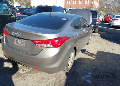 2013 Hyundai Elantra Gls z USA, uszkodzony, nr VIN 5NPDH4AE5DH233182
